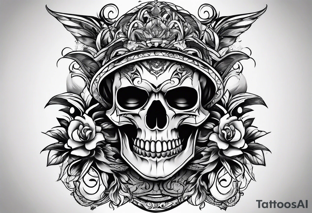 Hellscape tattoo idea