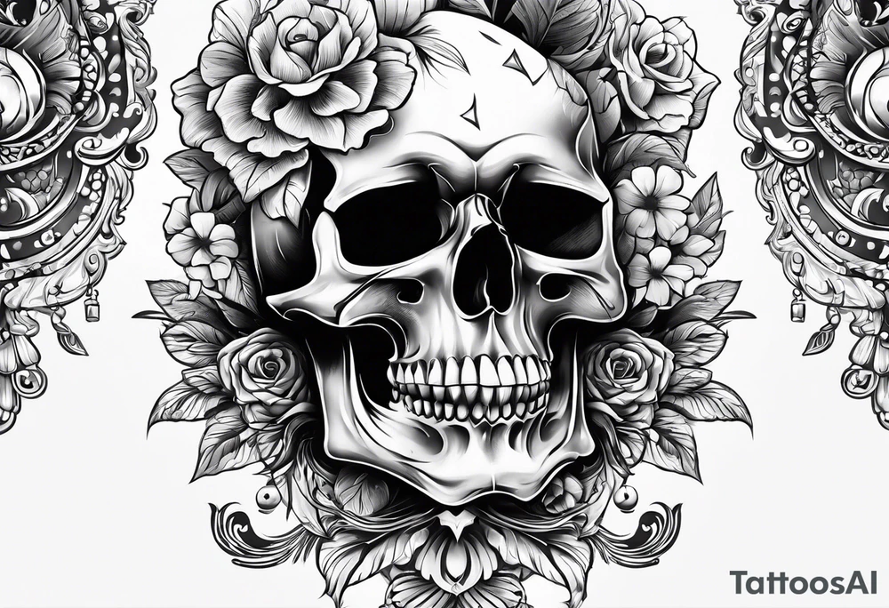 skull tattoo idea