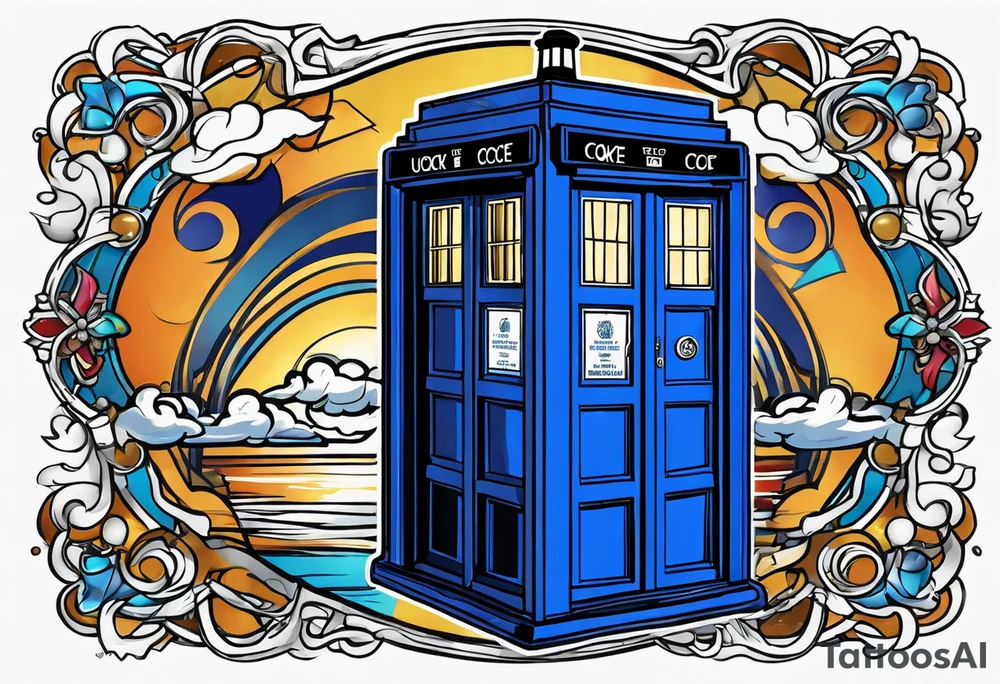 Tardis tattoo idea