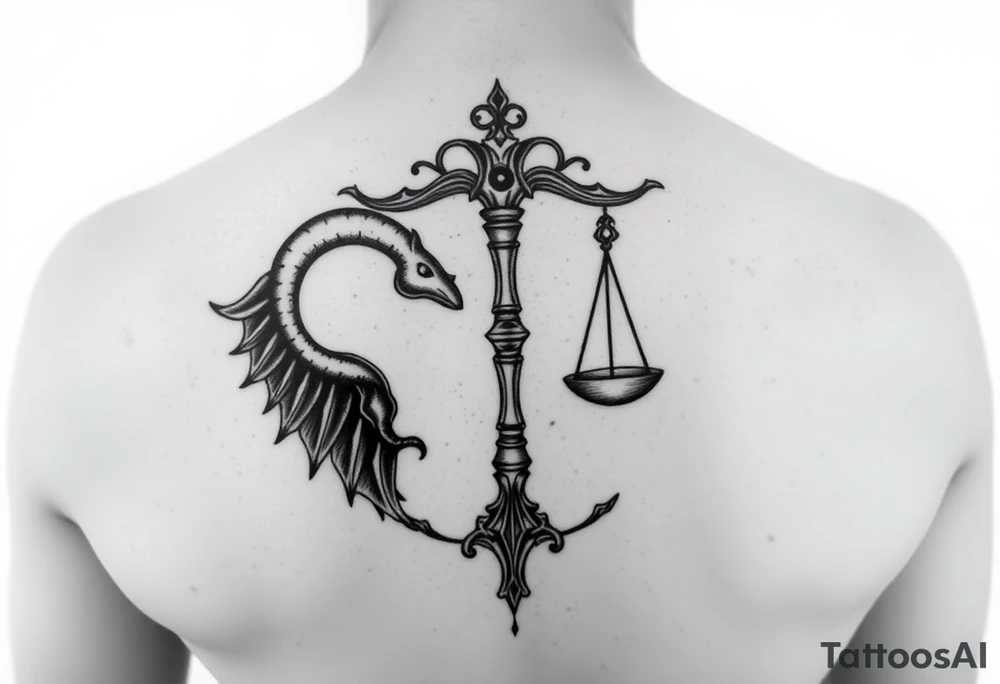 aries and libra
against the odds tattoo idea