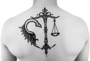aries and libra
against the odds tattoo idea