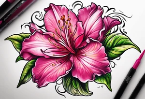 azalea tattoo idea
