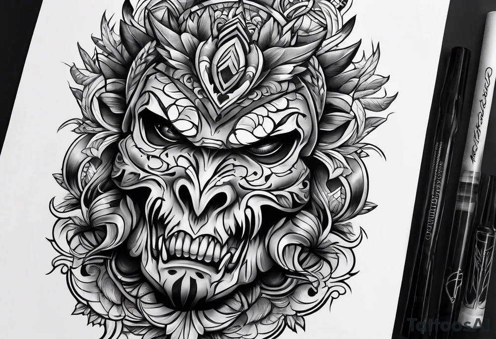 Granchio chicano tattoo idea