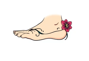 ankle tattoo on the ankle tattoo idea