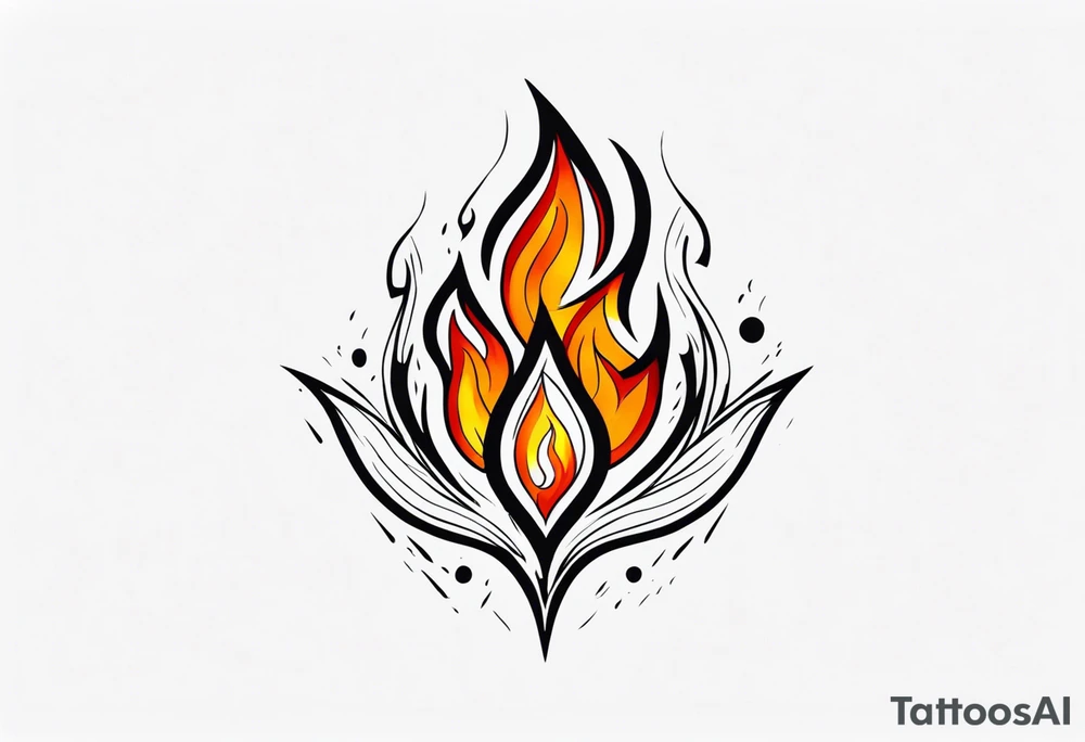 fire tattoo idea
