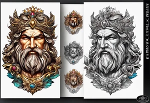 mitologia grecka zeus i pioruny tattoo idea