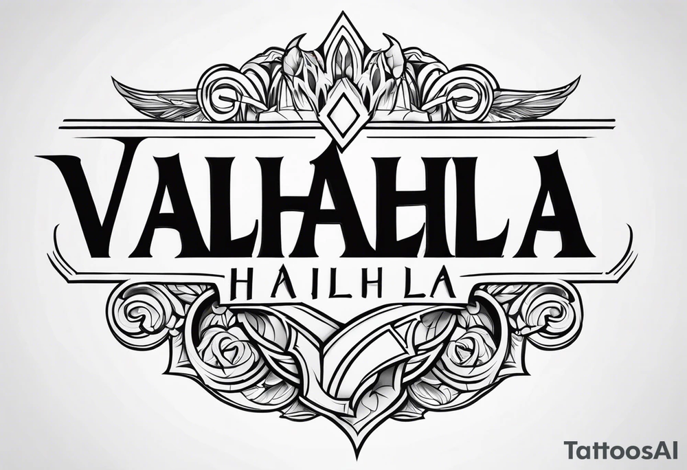 Valhalla tattoo idea