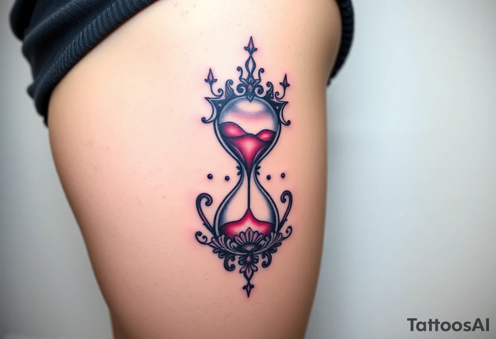 hourglass tattoo idea