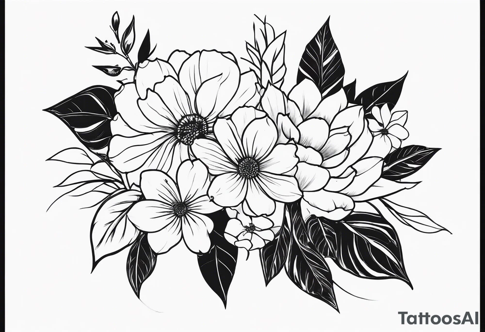 didit with flowers tattoo idea