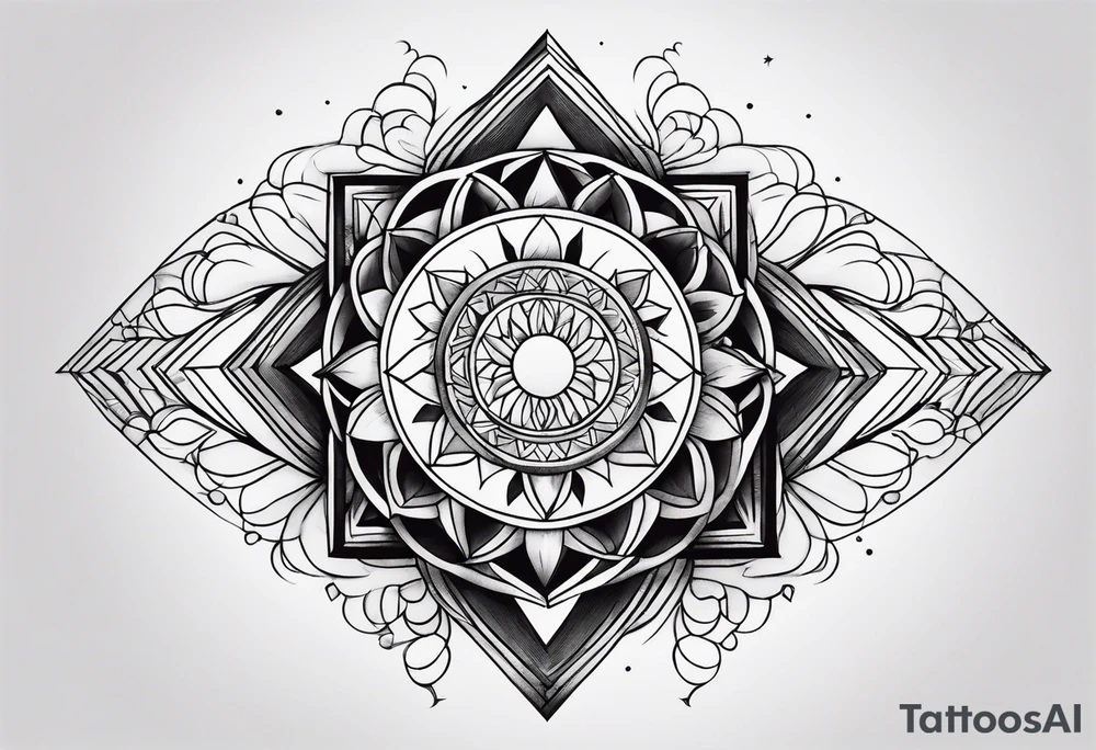 peaceful tattoo idea