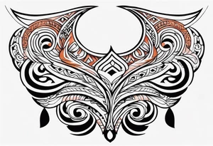 maori minimal neck  tattoo tattoo idea