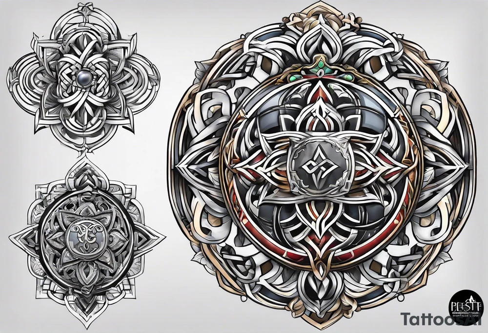 dara knot shoulder tattoo tattoo idea