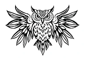 Owl tattoo idea