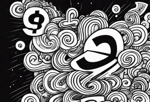 Dollar signs tattoo idea