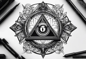 illuminati tattoo idea