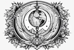 Virgo, planet mercury  earth element tattoo idea