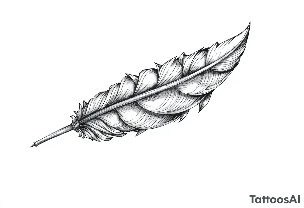 Feather tattoo idea