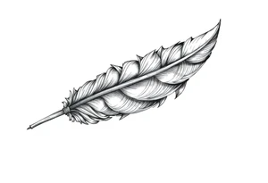 Feather tattoo idea