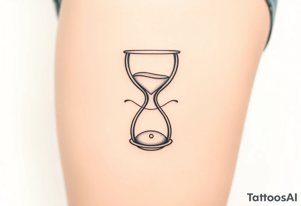 hourglass tattoo idea