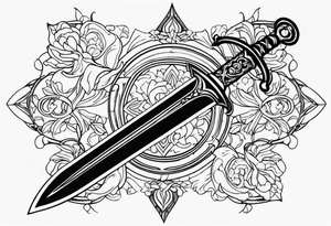 Einhander sword tattoo idea