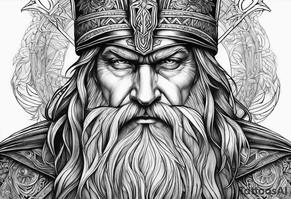 Odin tattoo idea
