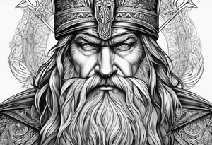 Odin tattoo idea