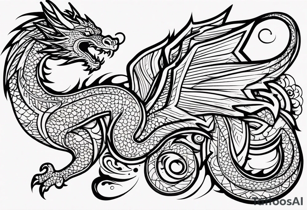 Dragon tattoo idea