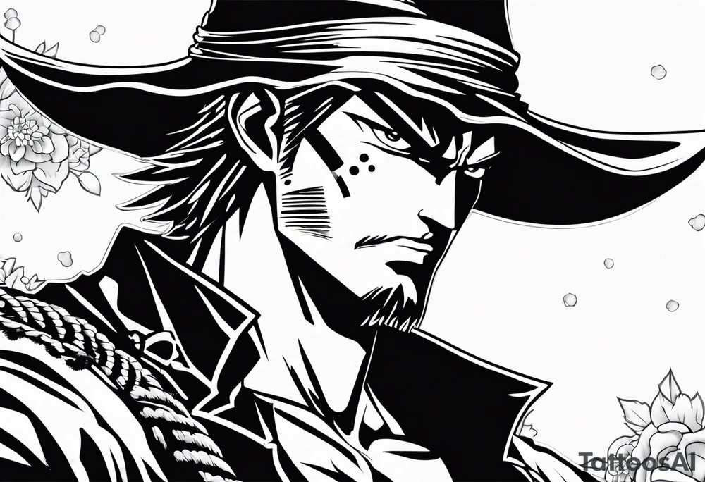 zoro one piece tattoo idea