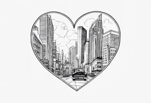 small tattoo
Arizona NYC & Cuba inside a heart tattoo idea