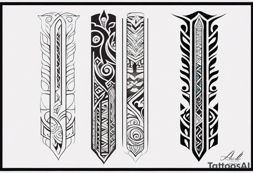 maori tribal  spine tattoo tattoo idea