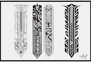maori tribal  spine tattoo tattoo idea