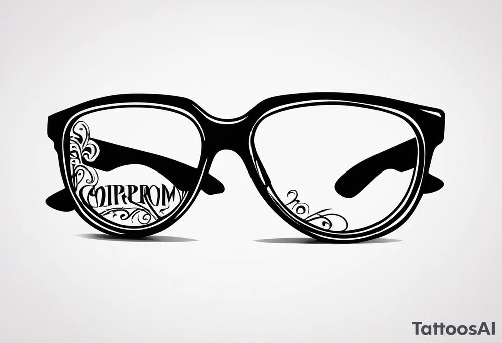 capricorn sunglasses shotgun tattoo idea
