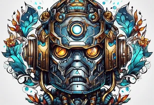 Robot tattoo idea