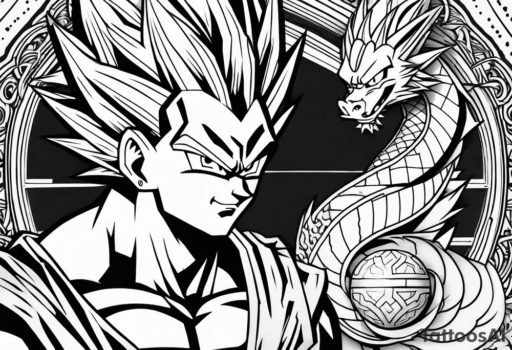 Dragon ball z tattoo idea