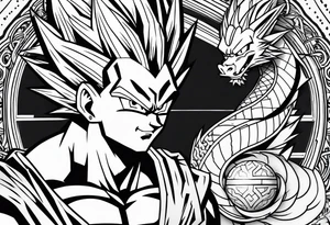 Dragon ball z tattoo idea