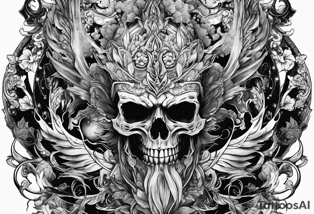 Horror manga, body horror tattoo idea