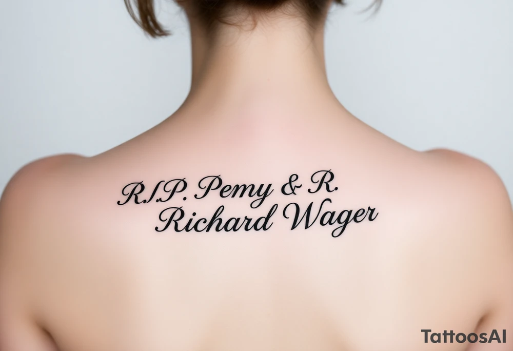 R.I.P. Penny & Richard Wagner tattoo idea