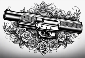 Gun bullet tattoo idea