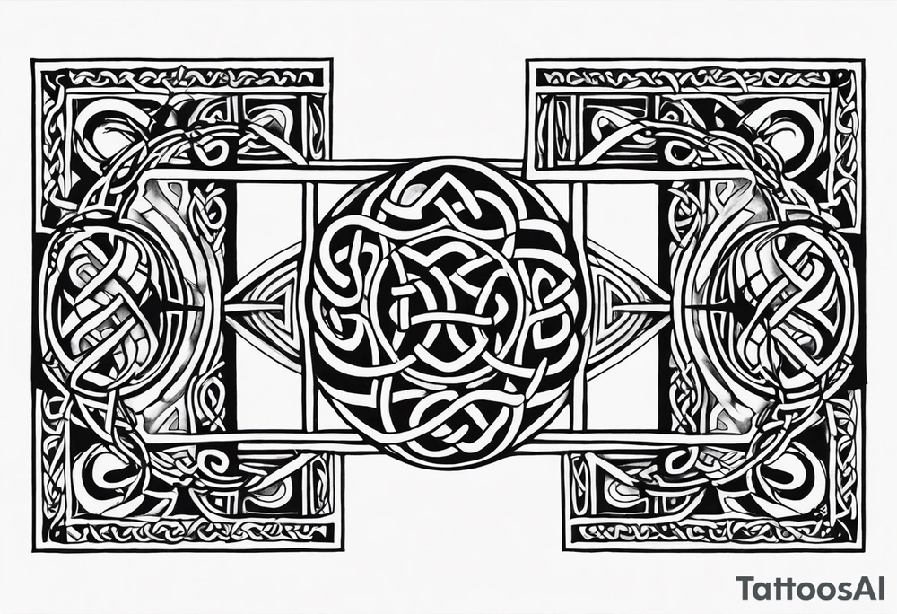 Strength change loyalty Celtic tattoo idea