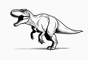 T REX tattoo idea