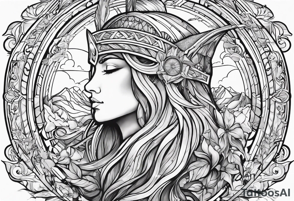 sagittarius, faith, strong, warrior, god, jesus, christ tattoo idea