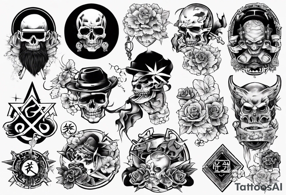 gangsta tattoo idea