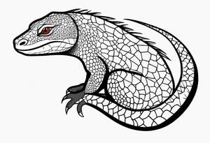Goanna tattoo idea