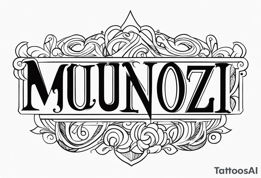 Munoz tattoo idea