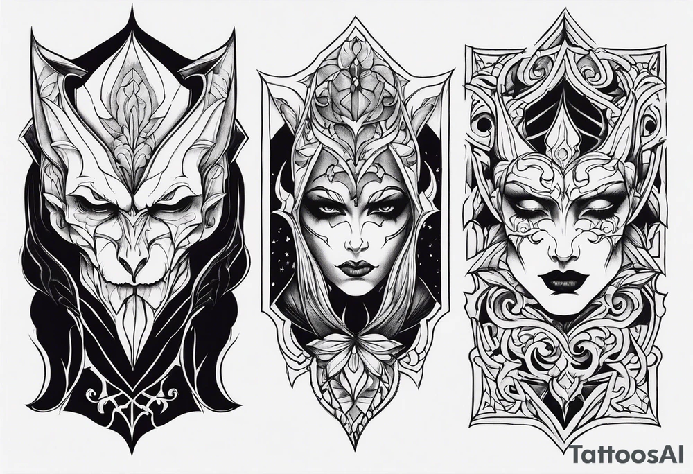 Vampire forearm tattoo tattoo idea