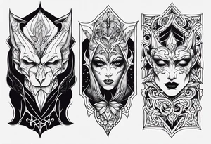 Vampire forearm tattoo tattoo idea