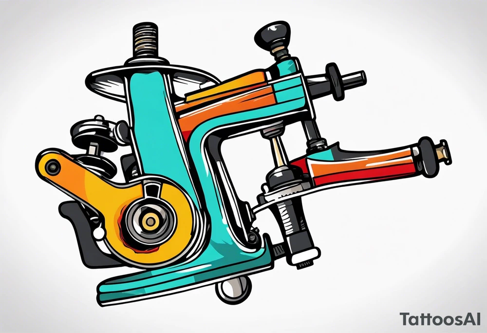Tattoo machine tattoo idea