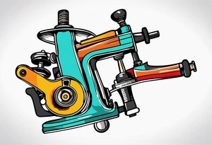 Tattoo machine tattoo idea
