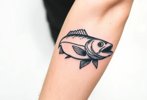 Fishing tattoo idea