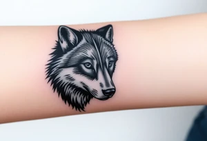 Wolf tattoo idea